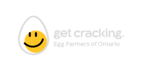 Egg Farmers of Ontario logo, egg icon with typography